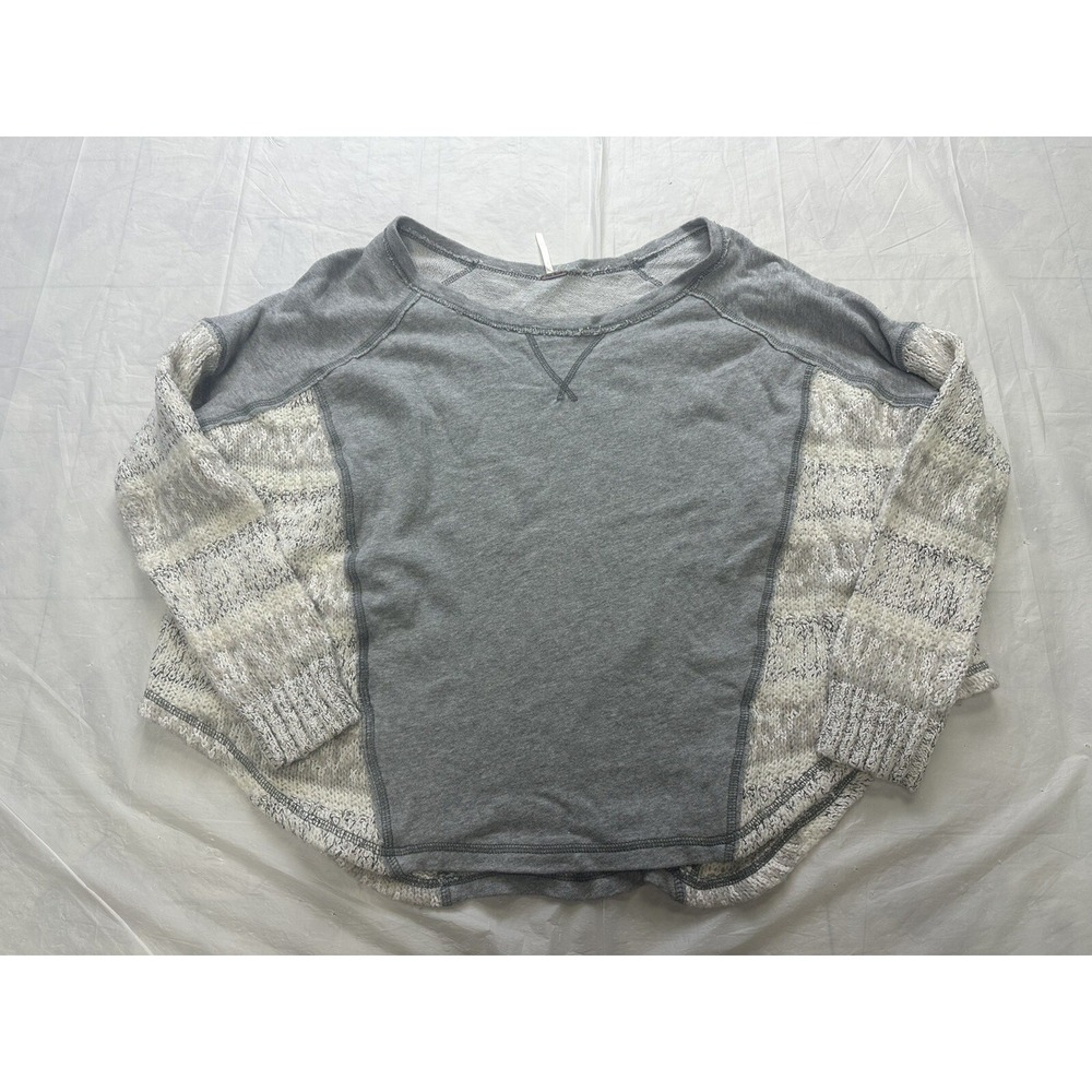 Free people pullover sweater Cropped size XS Cotton Blend